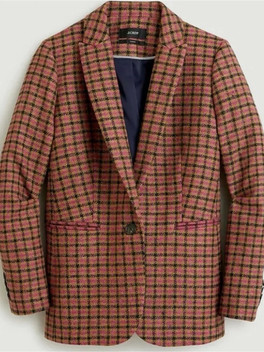 J.Crew Parke Blazer in Moon Wool Plaid Size 8 NWOT - Picture 3 of 7